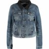 Diesel Wild Jeansjacke Damen, Blau