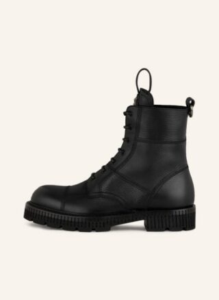 Dolce&Gabbana Bernini Schnürboots Herren, Schwarz