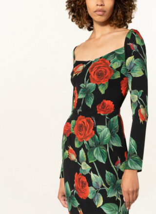Dolce&Gabbana Etuikleid Damen, Grün
