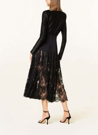 Dolce&Gabbana Faltenrock Damen, Schwarz
