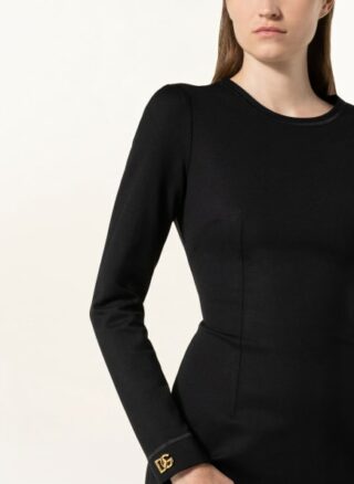 Dolce&Gabbana Jersey-Kleid Damen, Schwarz