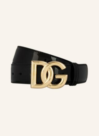 Dolce&Gabbana Ledergürtel Damen, Schwarz