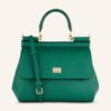 Dolce&Gabbana Miss Sicily Mini Handtasche Damen, Grün