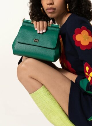 Dolce&Gabbana Miss Sicily Mini Handtasche Damen, Grün