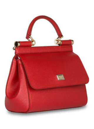 Dolce&Gabbana Miss Sicily Mini Handtasche Damen, Rot