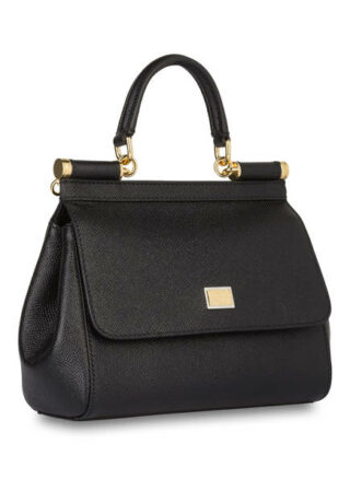 Dolce&Gabbana Miss Sicily Mini Handtasche Damen, Schwarz
