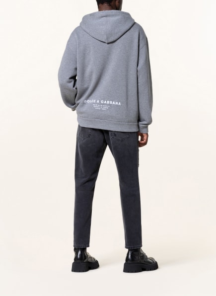Dolce&Gabbana Oversized-Hoodie Herren, Grau Dolce&Gabbana Oversized-Hoodie Herren, Grau