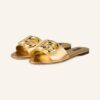 Dolce&Gabbana Pantoletten Damen, Gold