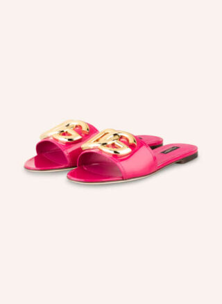 Dolce&Gabbana Pantoletten Damen, Pink