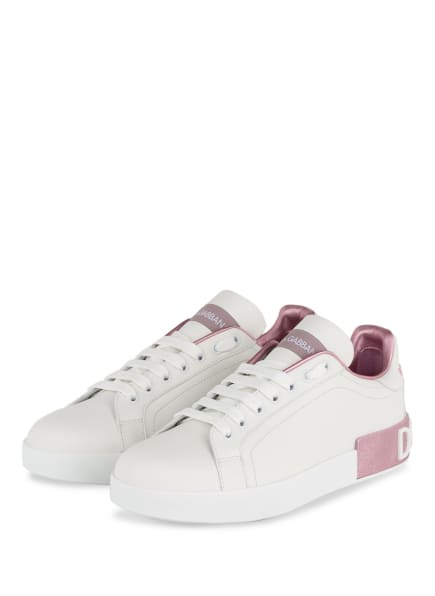Dolce&Gabbana Portofino Sneaker Damen, Weiß