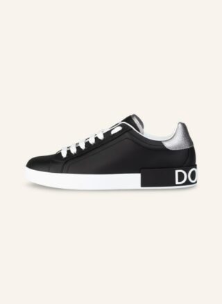 Dolce&Gabbana Portofino Sneaker Herren, Schwarz