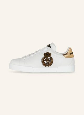 Dolce&Gabbana Portofino Sneaker Herren, Weiß