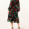 Dolce&Gabbana Seidenkleid Damen, Grün
