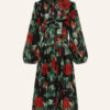 Dolce&Gabbana Seidenkleid Damen, Grün