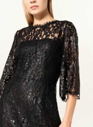 Dolce&Gabbana Spitzenkleid Damen, Schwarz