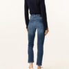 Dondup Mila 7/8 Slim Fit Jeans Damen, Blau