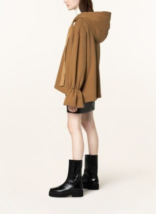 Dondup Oversized-Hoodie Damen, Braun