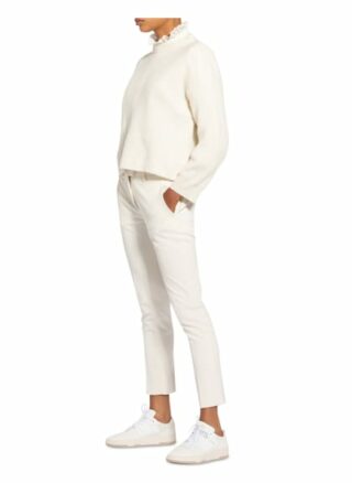 Dondup Perfect Cigarettenhose Damen, Weiß