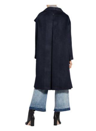 Dondup Stehkragenmantel Damen, Blau
