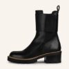 Donna Carolina Biker Boots Damen, Schwarz
