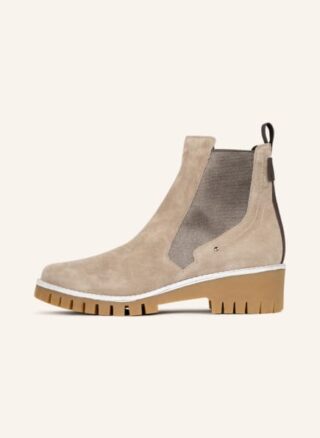 Donna Carolina Chelsea Boots Damen, Beige