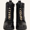Donna Carolina Schnürboots Damen, Schwarz