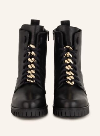 Donna Carolina Schnürboots Damen, Schwarz