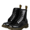 Dr. Martens 1460 Patent Lack-Schnürboots Damen, Schwarz