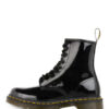 Dr. Martens 1460 Patent Lack-Schnürboots Damen, Schwarz