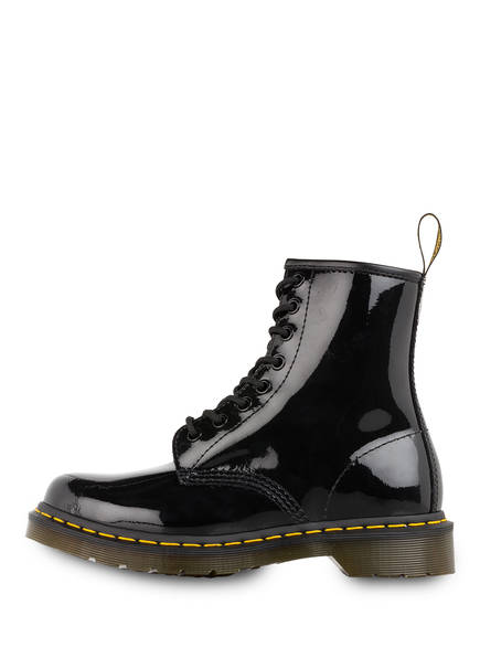 Dr. Martens 1460 Patent Lack-Schnürboots Damen, Schwarz Dr. Martens 1460 Patent Lack-Schnürboots Damen, Schwarz