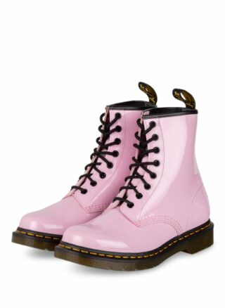 Dr. Martens 1460 Patent Lamper Biker Boots Damen, Pink