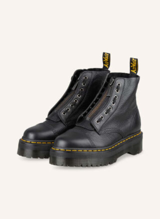 Dr. Martens Sinclair Biker Boots Damen, Schwarz