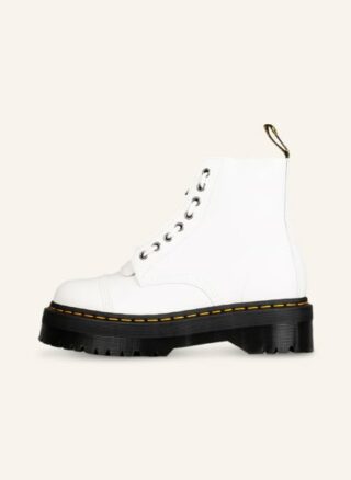 Dr. Martens Sinclair Biker Boots Damen, Weiß