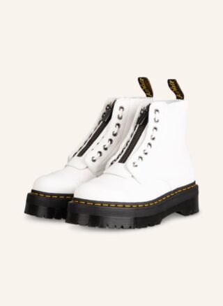 Dr. Martens Sinclair Biker Boots Damen, Weiß