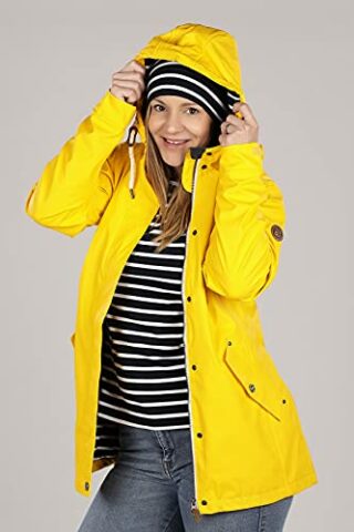 Dry Fashion Kiel Regenjacke Damen, Gelb