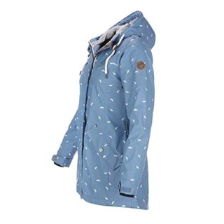 Dry Fashion Regenmantel Damen, Blau