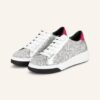 Dsquared2 Bumper Plateau-Sneaker Damen, Silber