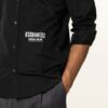 Dsquared2 Ceresio Dan Casual-Hemd Herren, Schwarz