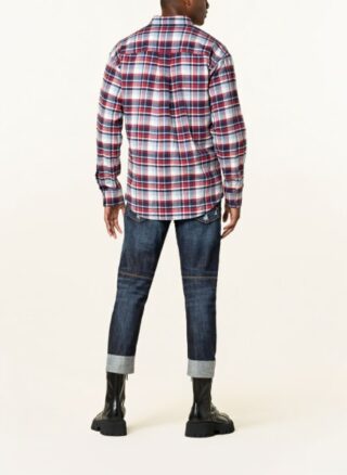 Dsquared2 Ceresio Flanellhemd Herren, Rot