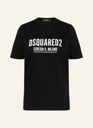 Dsquared2 Ceresio Renny T-Shirts Damen, Schwarz