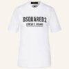 Dsquared2 Ceresio Renny T-Shirts Damen, Weiß