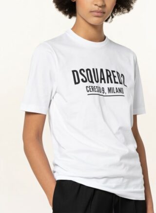 Dsquared2 Ceresio Renny T-Shirts Damen, Weiß