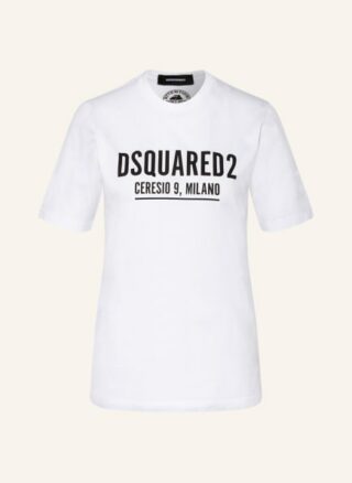 Dsquared2 Ceresio Renny T-Shirts Damen, Weiß