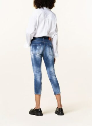 Dsquared2 Cool Girl 7/8 Skinny Jeans Damen, Blau