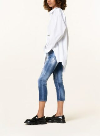 Dsquared2 Cool Girl 7/8 Skinny Jeans Damen, Blau