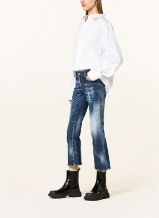 Dsquared2 Flared Leg Jeans Damen, Blau