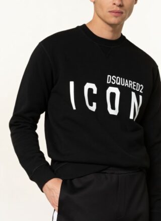 Dsquared2 Icon Sweatshirt Herren, Schwarz