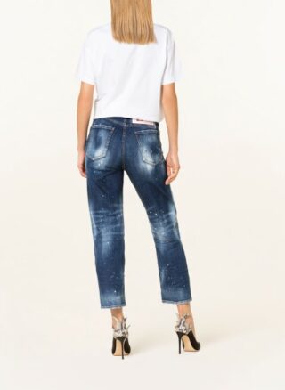 Dsquared2 Jeans Boston Jean Straight Leg Jeans Damen, Blau