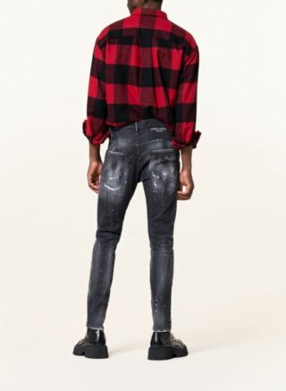 Dsquared2 Jeans Skater Regular Fit Jeans Herren, Schwarz