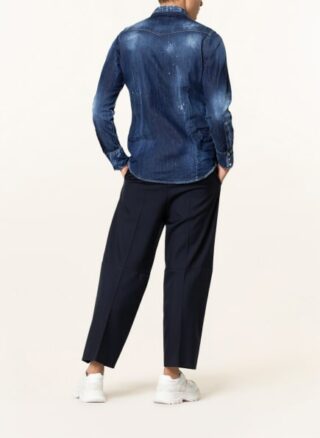 Dsquared2 Jeanshemd Herren, Blau